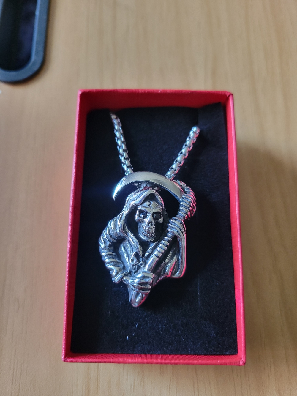 🧋NEW🧋Stainless Steel Reaper Pendant Necklace